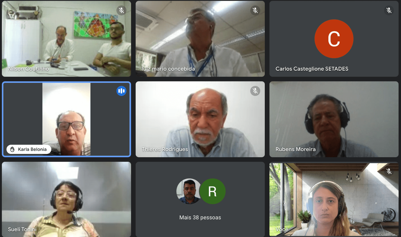 Reunião Virtual dos Fóruns